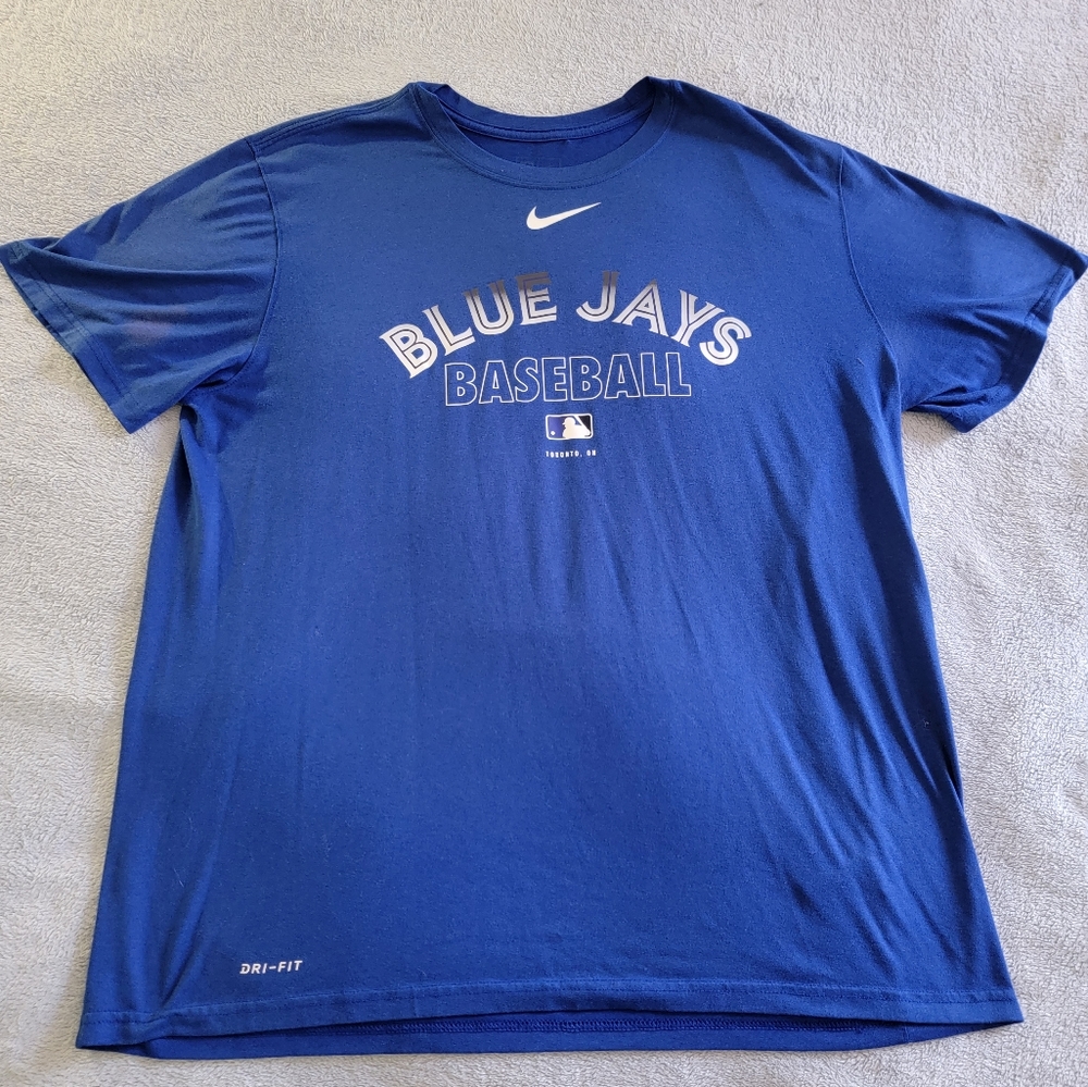 Nike Blue Jays DriFit Polyester Mens Shirt